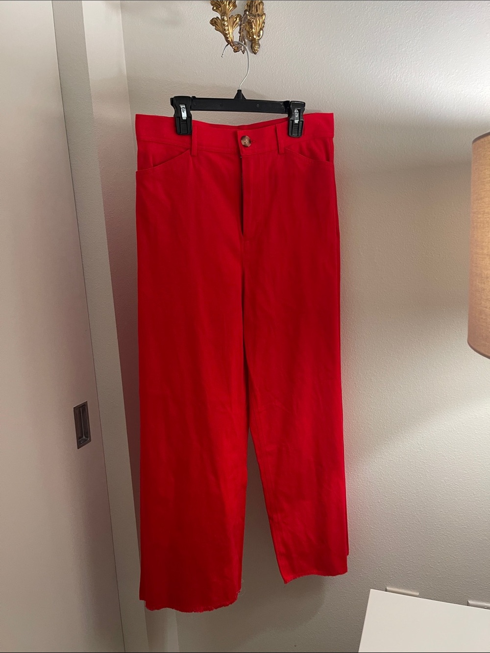 Gianni Bini Red Wide-Leg Pants